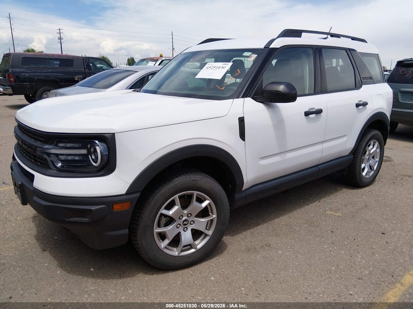 2023 Ford Bronco sport VIN 3FMCR9A65PRD37568 IAAI salvage auction — NORMAL WEAR, Enterprise Vehicles Clear Only (Colorado), sold $12,650 on 2026-07-28 (photo 2)