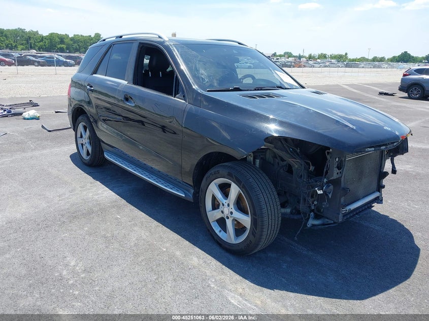 2016 Mercedes-benz Gle VIN 4JGDA5JB1GA803301 IAAI salvage auction — FRONT END, Salvage Title, sold $5,000 on 2026-07-11 (photo 1)