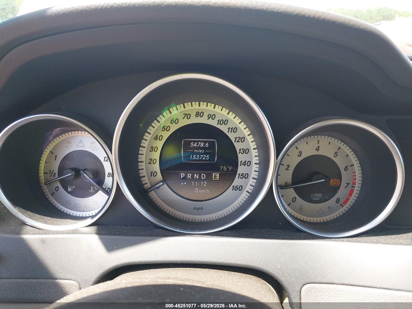 2012 Mercedes-benz C-klasse VIN WDDGF8BB0CR227804 IAAI salvage auction — FRONT END, Salvage Title, sold $900 on 2026-07-15 (photo 7)