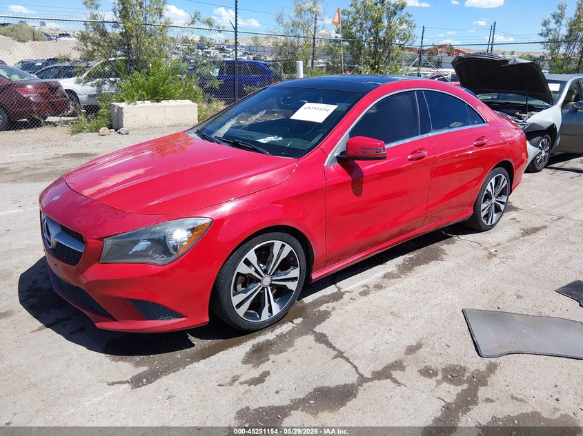 2016 Mercedes-benz Cla-klasse VIN WDDSJ4GB9GN357152 IAAI salvage auction — MECHANICAL, Salvage (New Mexico), sold $2,350 on 2026-07-29 (photo 2)