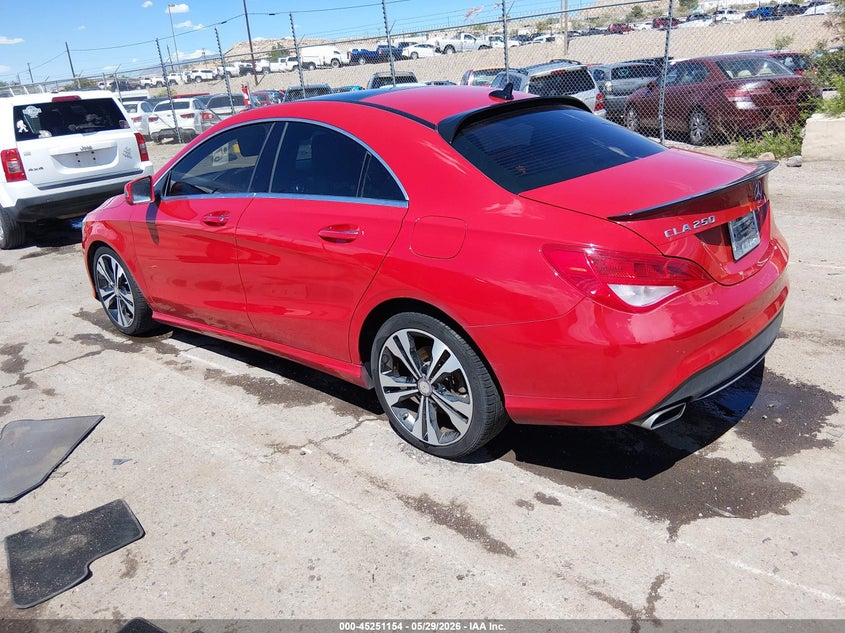 2016 Mercedes-benz Cla-klasse VIN WDDSJ4GB9GN357152 IAAI salvage auction — MECHANICAL, Salvage (New Mexico), sold $2,350 on 2026-07-29 (photo 3)