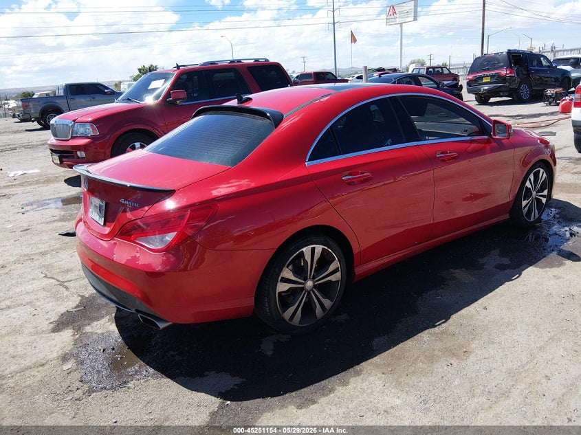 2016 Mercedes-benz Cla-klasse VIN WDDSJ4GB9GN357152 IAAI salvage auction — MECHANICAL, Salvage (New Mexico), sold $2,350 on 2026-07-29 (photo 4)
