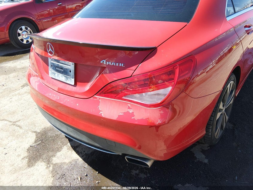 2016 Mercedes-benz Cla-klasse VIN WDDSJ4GB9GN357152 IAAI salvage auction — MECHANICAL, Salvage (New Mexico), sold $2,350 on 2026-07-29 (photo 6)
