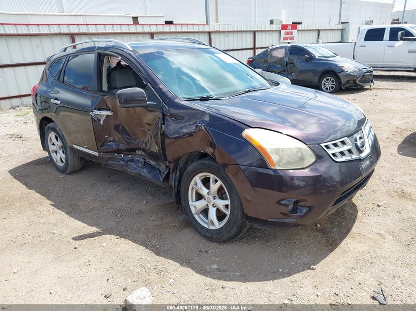 2011 Nissan Rogue VIN JN8AS5MV7BW289805 IAAI salvage auction — LEFT SIDE, Salvage (Texas), sold $175 on 2026-07-16 (photo 1)