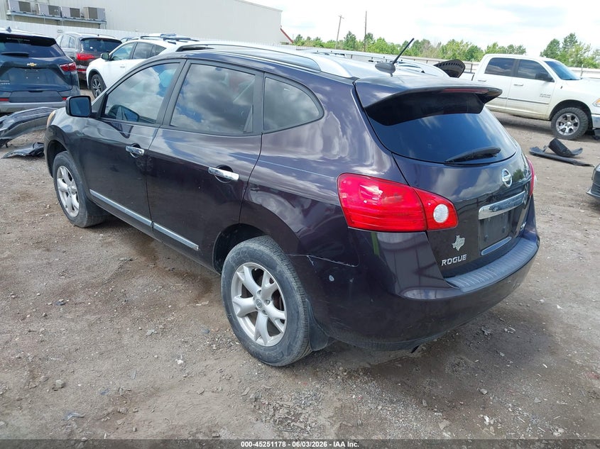 2011 Nissan Rogue VIN JN8AS5MV7BW289805 IAAI salvage auction — LEFT SIDE, Salvage (Texas), sold $175 on 2026-07-16 (photo 3)