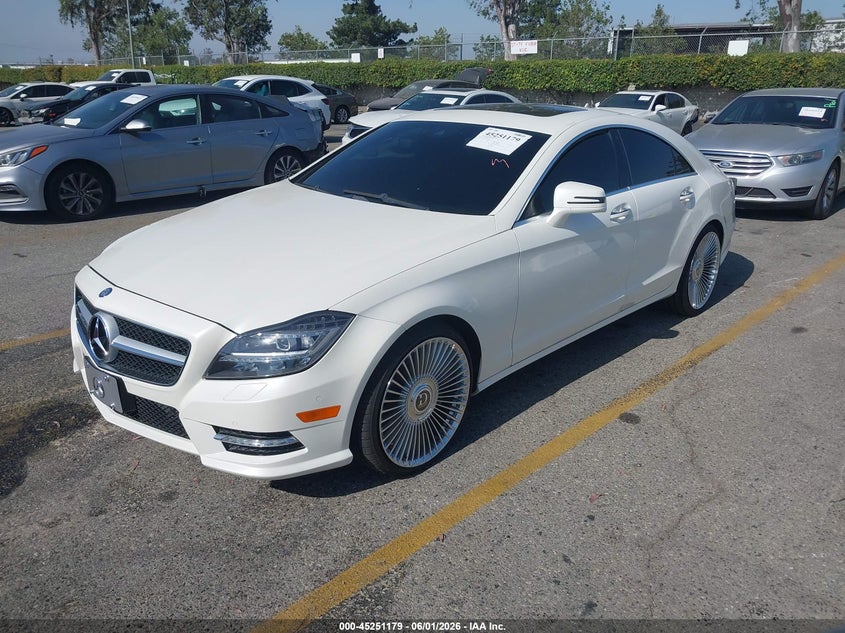 2014 Mercedes-benz Cls-klasse VIN WDDLJ7DB2EA096350 IAAI salvage auction — RIGHT SIDE, Salvage (California), sold $7,400 on 2026-07-28 (photo 2)