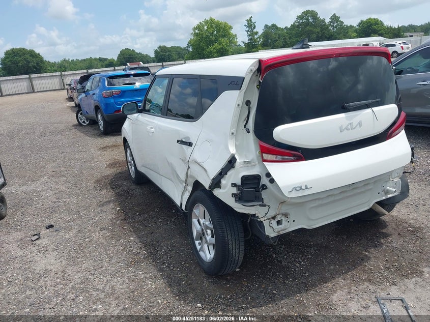2022 Kia Soul VIN KNDJ23AU0N7816643 IAAI salvage auction — REAR END, Salvage Title, sold $2,975 on 2026-07-15 (photo 3)