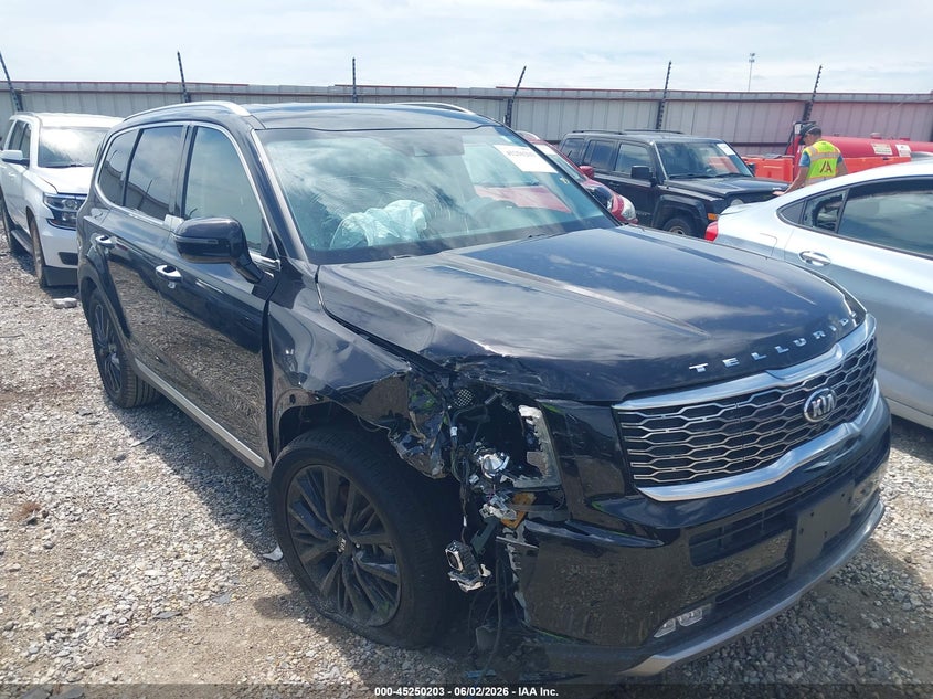 2021 Kia Telluride VIN 5XYP54HC8MG131716 IAAI salvage auction — RIGHT FRONT, Salvage (Arkansas), sold $7,575 on 2026-07-16 (photo 1)