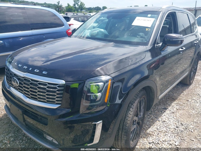 2021 Kia Telluride VIN 5XYP54HC8MG131716 IAAI salvage auction — RIGHT FRONT, Salvage (Arkansas), sold $7,575 on 2026-07-16 (photo 2)