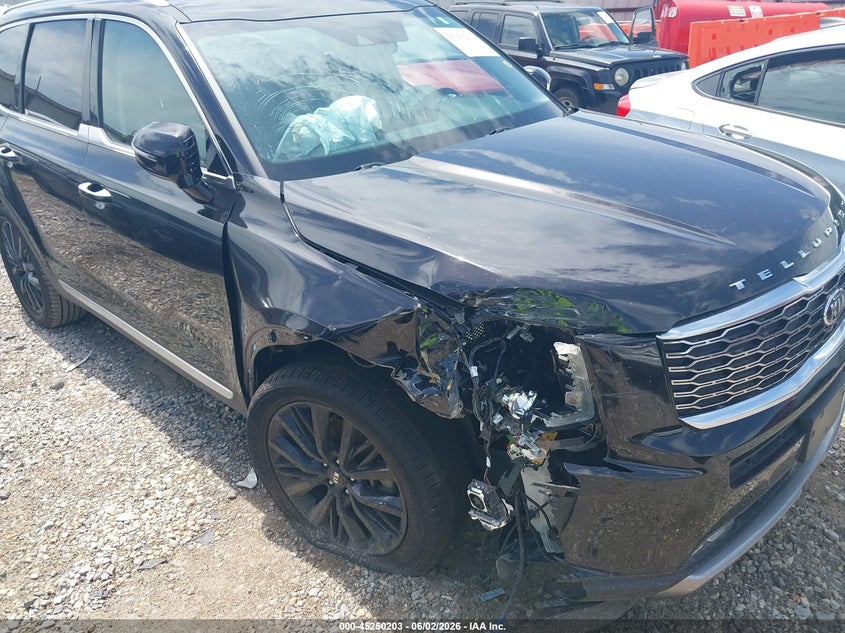 2021 Kia Telluride VIN 5XYP54HC8MG131716 IAAI salvage auction — RIGHT FRONT, Salvage (Arkansas), sold $7,575 on 2026-07-16 (photo 6)