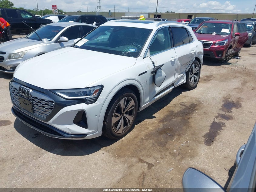 2024 Audi Q8 VIN WA15AAGE9RB027669 IAAI salvage auction — LEFT SIDE, Original (Texas), sold $11,600 on 2026-07-29 (photo 2)