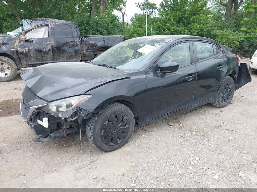 2015 Mazda VIN JM1BM1T77F1246610 IAAI salvage auction — FRONT & REAR, Salvage Title, sold $550 on 2026-07-15 (photo 2)