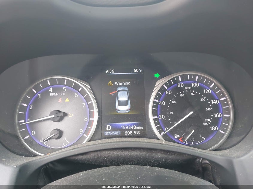 2015 Infiniti Q50 VIN JN1BV7AR7FM407480 IAAI salvage auction — FRONT END, Salvage Title, sold $850 on 2026-07-29 (photo 7)