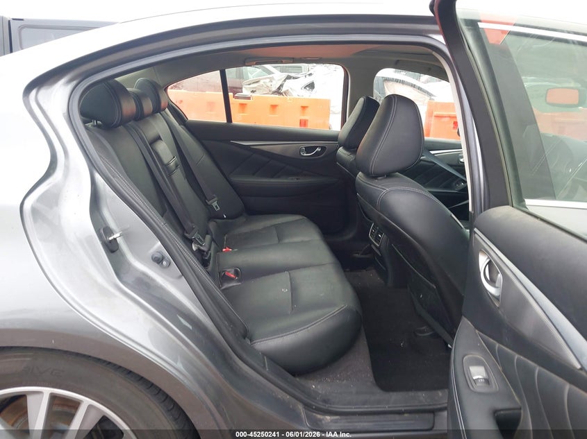 2015 Infiniti Q50 VIN JN1BV7AR7FM407480 IAAI salvage auction — FRONT END, Salvage Title, sold $850 on 2026-07-29 (photo 8)