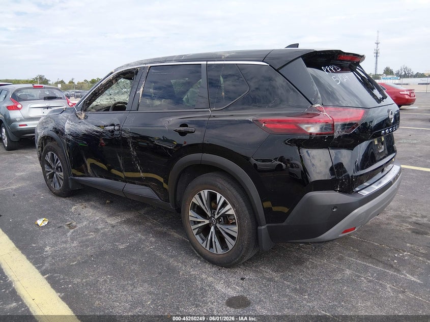 2023 Nissan Rogue VIN JN8BT3BA1PW437573 IAAI salvage auction — WATER/FLOOD, Salvage Title, sold $1,650 on 2026-07-08 (photo 3)