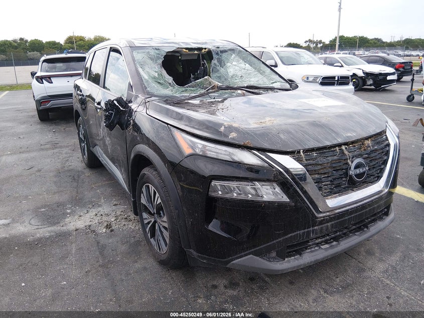 2023 Nissan Rogue VIN JN8BT3BA1PW437573 IAAI salvage auction — WATER/FLOOD, Salvage Title, sold $1,650 on 2026-07-08 (photo 6)
