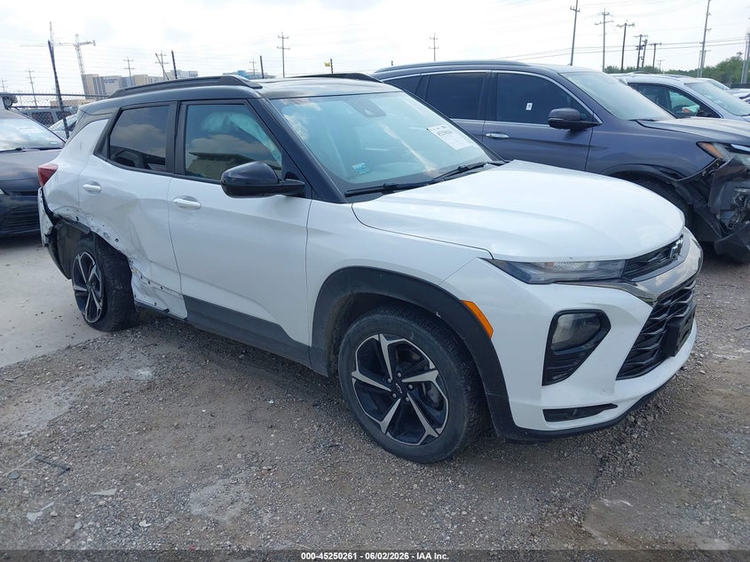 2023 Chevrolet Trailblazer VIN KL79MUSLXPB203354 IAAI salvage auction — REAR END, Salvage Title, sold $7,200 on 2026-07-31 (photo 1)