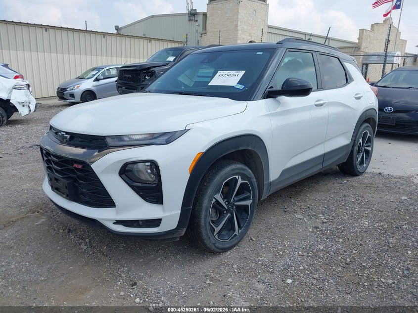 2023 Chevrolet Trailblazer VIN KL79MUSLXPB203354 IAAI salvage auction — REAR END, Salvage Title, sold $7,200 on 2026-07-31 (photo 2)