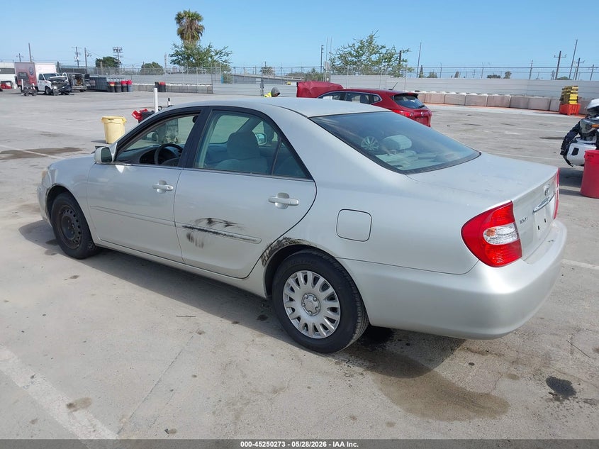 2002 Toyota Camry VIN 4T1BE32K92U587588 IAAI salvage auction — SIDE, Salvage (California), sold $1,300 on 2026-08-02 (photo 3)