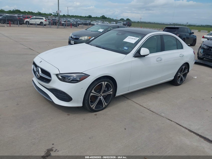 2022 Mercedes-benz C-klasse VIN W1KAF4GB6NR031568 IAAI salvage auction — UNKNOWN, Salvage Title, sold $13,000 on 2026-07-23 (photo 2)