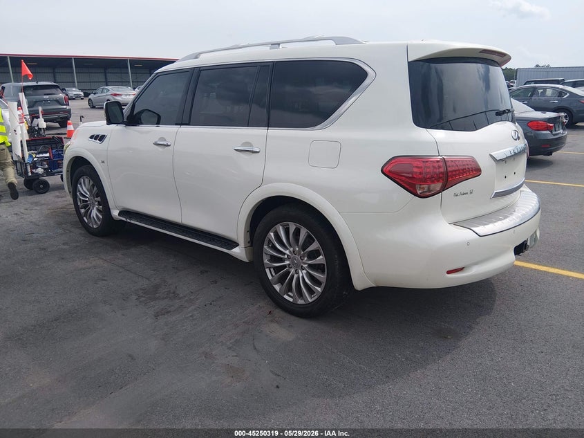 2016 Infiniti Qx80 VIN JN8AZ2NE3G9123912 IAAI salvage auction — SIDE, Salvage (South Carolina), sold $2,550 on 2026-07-22 (photo 3)