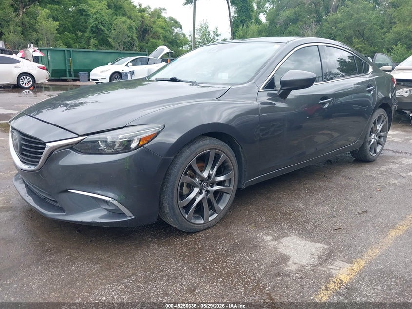 2016 Mazda 6 VIN JM1GJ1W52G1433408 IAAI salvage auction — HAIL, Salvage (Kansas), sold $2,150 on 2026-07-15 (photo 2)