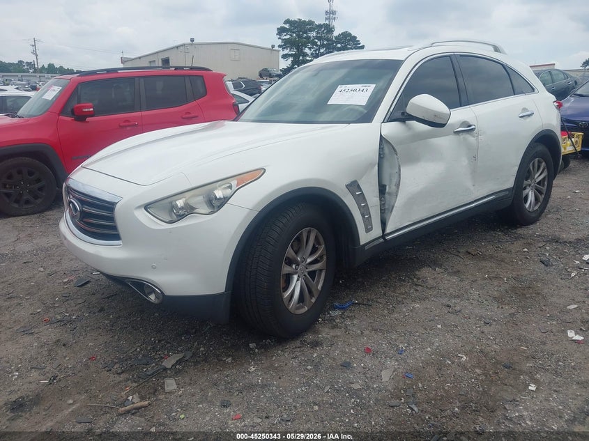 2013 Infiniti Fx VIN JN8CS1MW5DM174239 IAAI salvage auction — LEFT SIDE, Salvage Title, sold $775 on 2026-07-15 (photo 2)