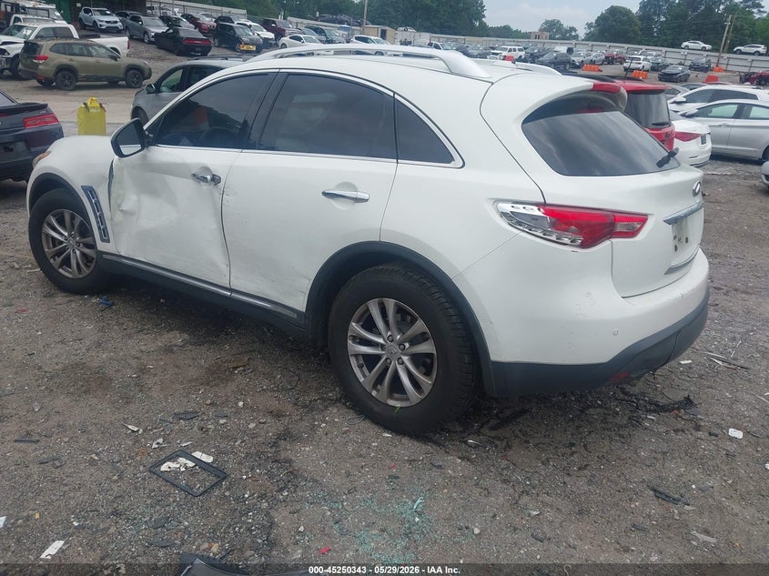 2013 Infiniti Fx VIN JN8CS1MW5DM174239 IAAI salvage auction — LEFT SIDE, Salvage Title, sold $775 on 2026-07-15 (photo 3)