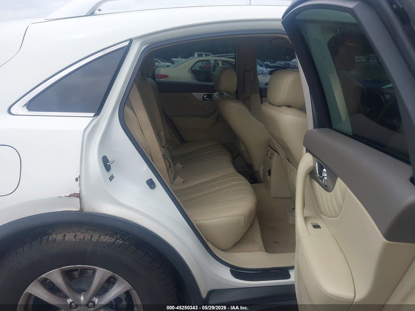 2013 Infiniti Fx VIN JN8CS1MW5DM174239 IAAI salvage auction — LEFT SIDE, Salvage Title, sold $775 on 2026-07-15 (photo 8)