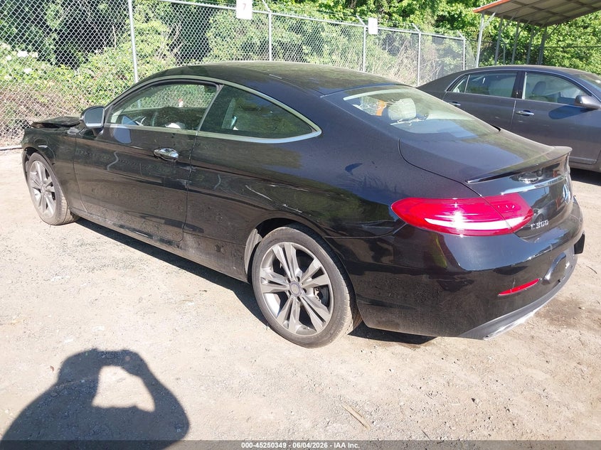 2017 Mercedes-benz C-klasse VIN WDDWJ4KB6HF461537 IAAI salvage auction — FRONT END, Salvage Title, sold $2,450 on 2026-08-01 (photo 3)