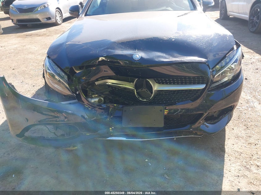2017 Mercedes-benz C-klasse VIN WDDWJ4KB6HF461537 IAAI salvage auction — FRONT END, Salvage Title, sold $2,450 on 2026-08-01 (photo 6)