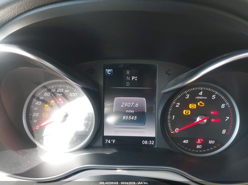2017 Mercedes-benz C-klasse VIN WDDWJ4KB6HF461537 IAAI salvage auction — FRONT END, Salvage Title, sold $2,450 on 2026-08-01 (photo 7)