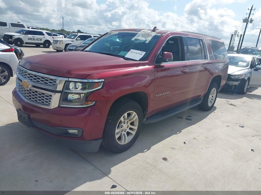 2017 Chevrolet Suburban VIN 1GNSCHKC9HR215610 IAAI salvage auction — FRONT END, Salvage Title, sold $4,400 on 2026-07-24 (photo 2)