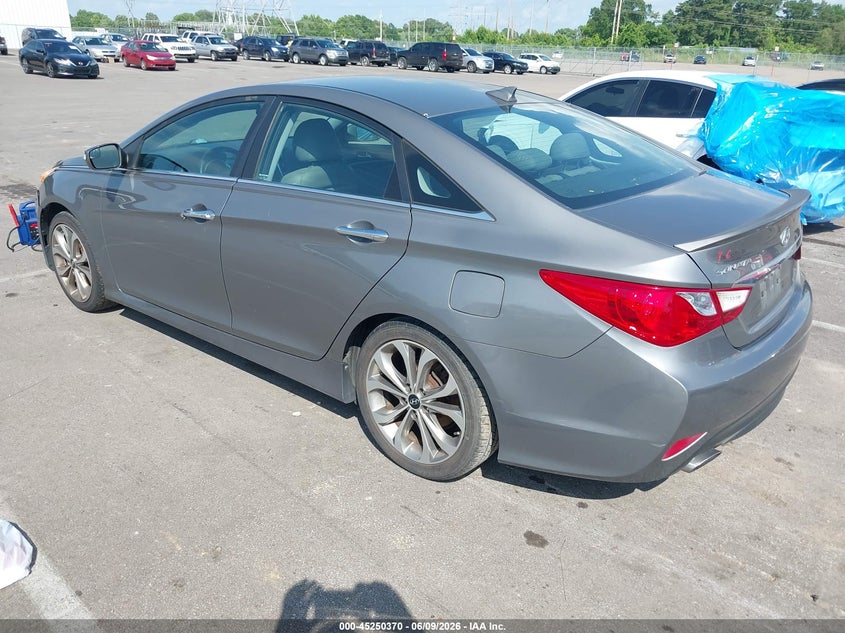 2014 Hyundai Sonata VIN 5NPEC4ACXEH871205 IAAI salvage auction — SIDE, Salvage Title, sold $425 on 2026-07-21 (photo 3)