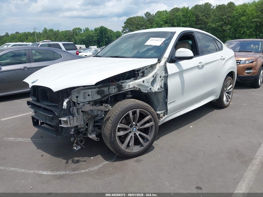 2018 BMW X6 VIN 5UXKU0C50J0G69506 IAAI salvage auction — LEFT FRONT, Salvage Title, sold $4,250 on 2026-07-22 (photo 2)