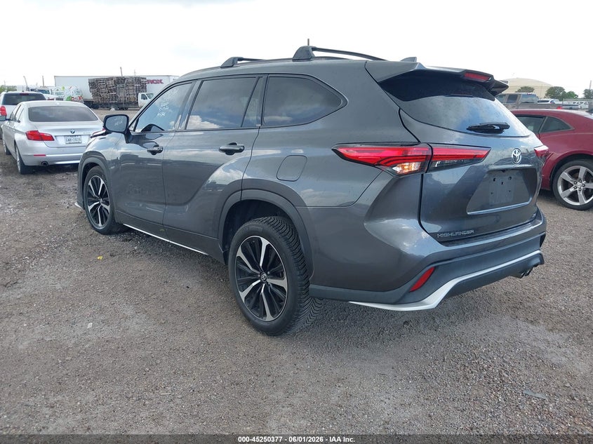 2021 Toyota Highlander VIN 5TDJZRAH6MS031565 IAAI salvage auction — FRONT END, Salvage Title, sold $10,600 on 2026-07-29 (photo 3)