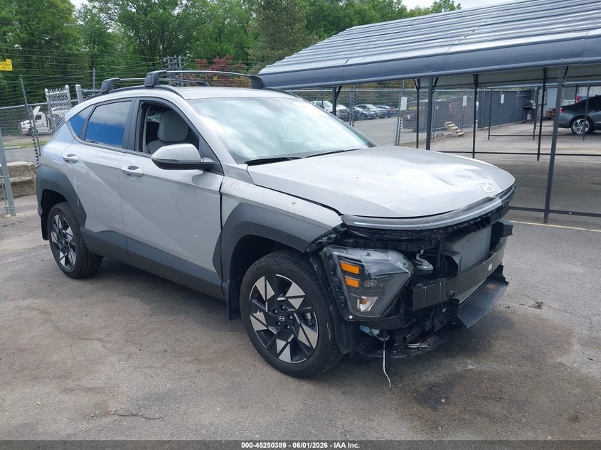 2025 Hyundai Kona VIN KM8HBCAB0SU195216 IAAI salvage auction — FRONT END, Salvage Title, sold $6,000 on 2026-07-09 (photo 1)