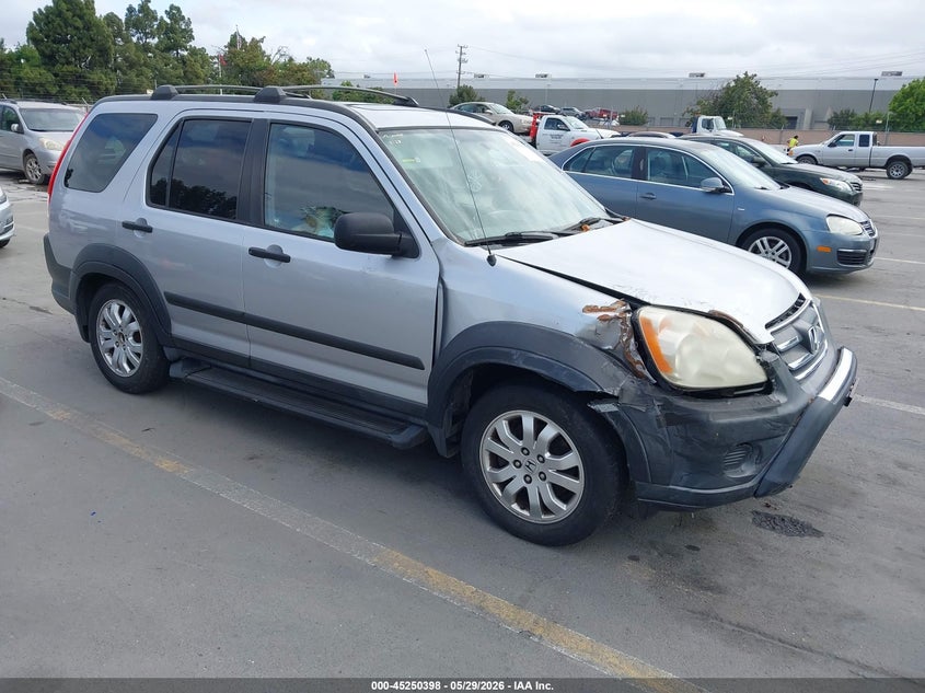 2006 Honda Cr-v VIN JHLRD68816C026206 IAAI salvage auction — NORMAL WEAR, Clear - Dealer Only (California), sold $675 on 2026-07-06 (photo 1)