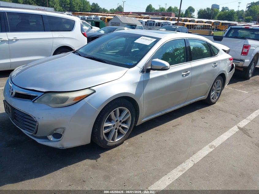 2013 Toyota Avalon VIN 4T1BK1EB5DU038742 IAAI salvage auction — REAR END, Salvage (North Carolina), sold $2,550 on 2026-08-06 (photo 2)