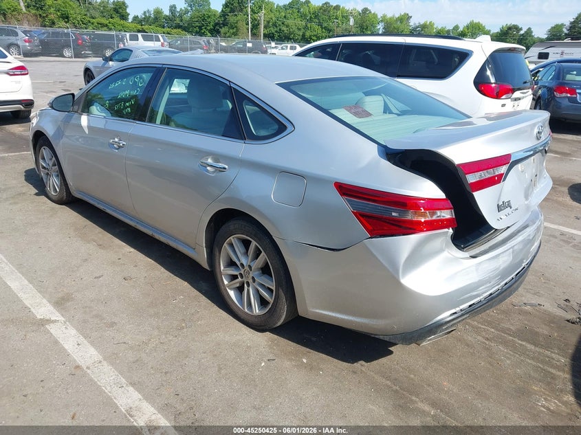 2013 Toyota Avalon VIN 4T1BK1EB5DU038742 IAAI salvage auction — REAR END, Salvage (North Carolina), sold $2,550 on 2026-08-06 (photo 3)