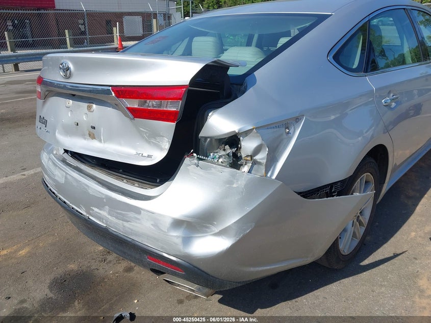 2013 Toyota Avalon VIN 4T1BK1EB5DU038742 IAAI salvage auction — REAR END, Salvage (North Carolina), sold $2,550 on 2026-08-06 (photo 6)