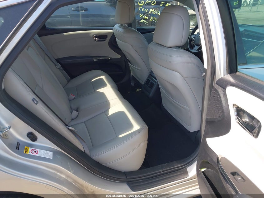 2013 Toyota Avalon VIN 4T1BK1EB5DU038742 IAAI salvage auction — REAR END, Salvage (North Carolina), sold $2,550 on 2026-08-06 (photo 8)