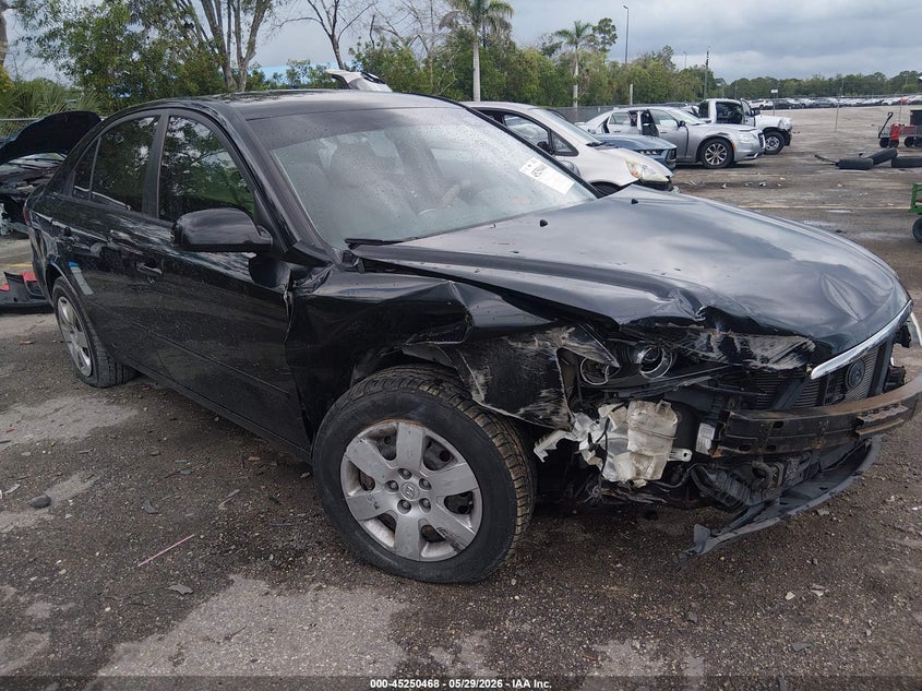 2008 Hyundai Sonata VIN 5NPET46C88H387790 IAAI salvage auction — THEFT, Rebuildable (Florida), sold $400 on 2026-07-13 (photo 1)