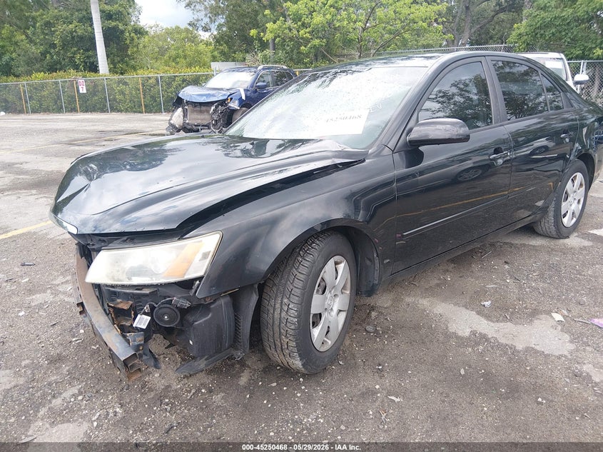 2008 Hyundai Sonata VIN 5NPET46C88H387790 IAAI salvage auction — THEFT, Rebuildable (Florida), sold $400 on 2026-07-13 (photo 2)