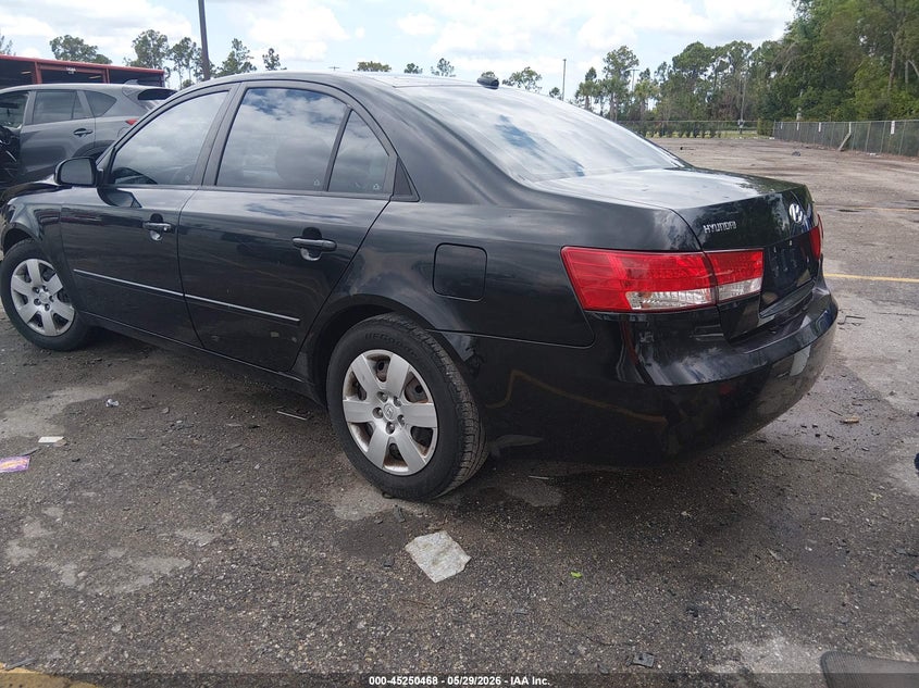 2008 Hyundai Sonata VIN 5NPET46C88H387790 IAAI salvage auction — THEFT, Rebuildable (Florida), sold $400 on 2026-07-13 (photo 3)
