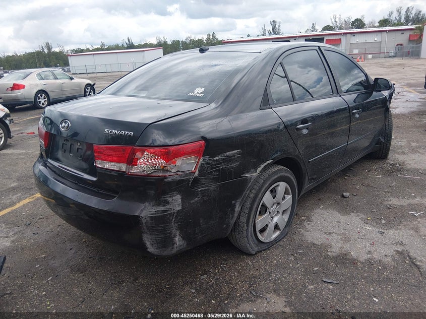 2008 Hyundai Sonata VIN 5NPET46C88H387790 IAAI salvage auction — THEFT, Rebuildable (Florida), sold $400 on 2026-07-13 (photo 4)