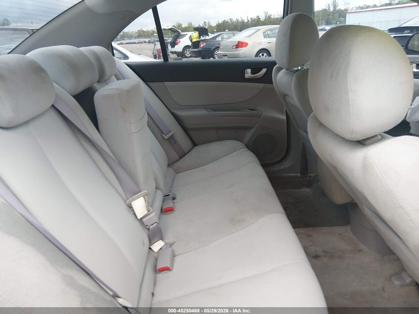 2008 Hyundai Sonata VIN 5NPET46C88H387790 IAAI salvage auction — THEFT, Rebuildable (Florida), sold $400 on 2026-07-13 (photo 8)