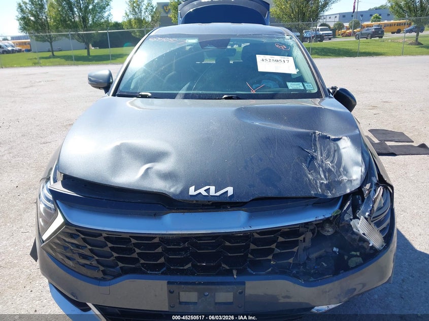 2024 Kia Sportage VIN KNDPV3DF3R7268061 IAAI salvage auction — FRONT END, Salvage Title, sold $6,100 on 2026-07-14 (photo 6)