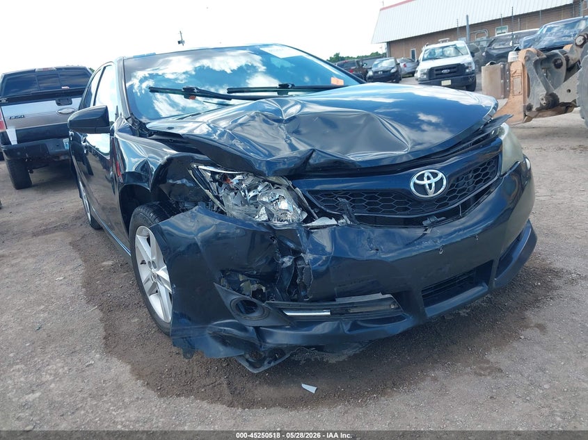 2013 Toyota Camry VIN 4T1BF1FK7DU648161 IAAI salvage auction — FRONT END, Salvage Title, sold $25 on 2026-07-22 (photo 1)