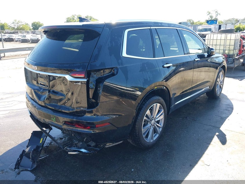 2024 Cadillac Xt6 VIN 1GYKPCRS3RZ758055 IAAI salvage auction — REAR END, Salvage Title, sold $14,400 on 2026-07-29 (photo 4)